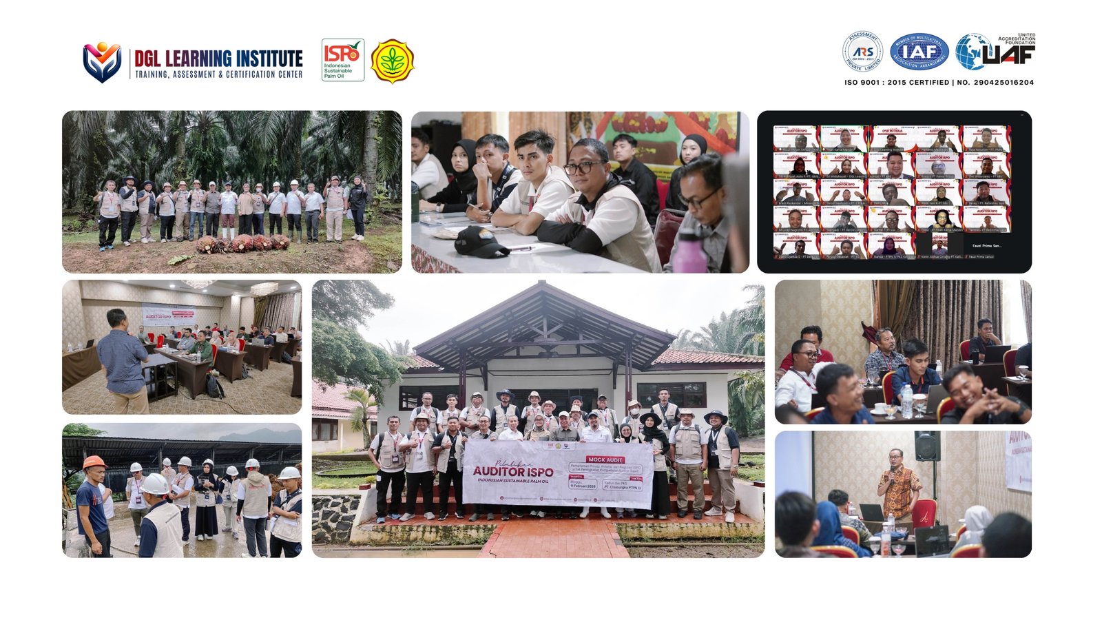 DGL Learning Institute Tegaskan Komitmen Penguatan Auditor melalui Pelatihan ISPO 2026