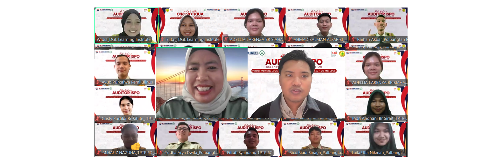Perkuat Kompetensi SDM Sawit, DGL Learning Institute Laksanakan Pelatihan Auditor ISPO Dengan POLBANGTAN Medan